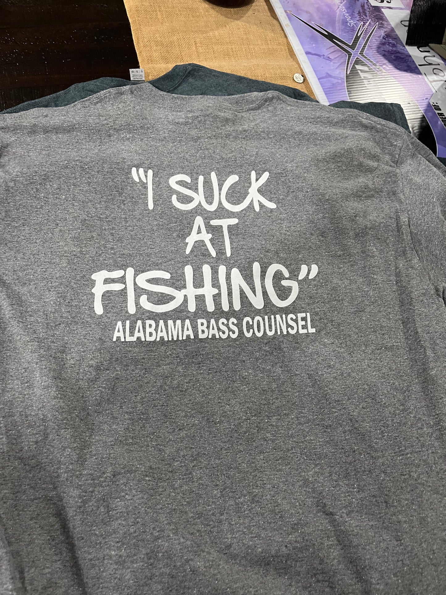 "I Suck at Fishing" T-shirt