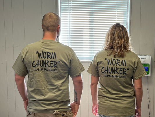 "WORM CHUNKER" Alabama Bass Counsel