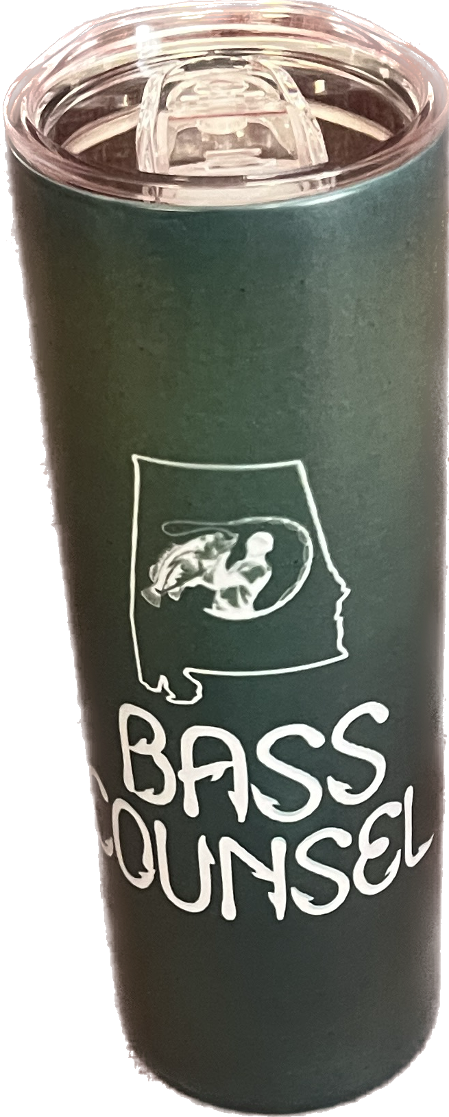 Alabama Bass Counsel 20oz Green Tumbler