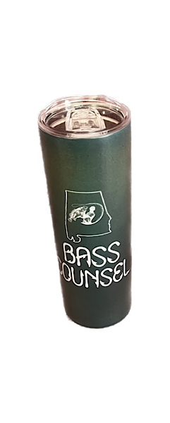 Alabama Bass Counsel 20oz Green Tumbler