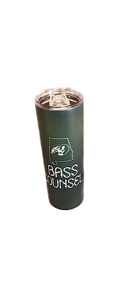 Alabama Bass Counsel 20oz Green Tumbler